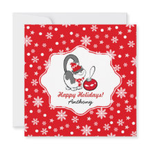 Zachte Kitty | Op maat gemaakte kerstkaarten voor 