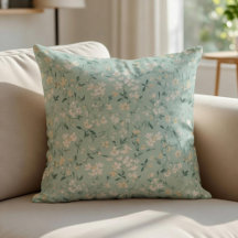 Zachte kleine ditsy bloemmotief in pastelkleuren