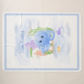 Zachte kleine octopus grote sherpa fleece deken (Voorkant (horizontaal))