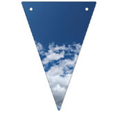 Zachte, kleine stukjes wolken vlaggetjes (Derde vlag)
