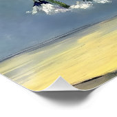 Zachte kleur Bloem Vaas Print Perfect Poster (Hoek)