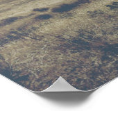  zachte kleur met schilderingen Oregon Poster (Hoek)