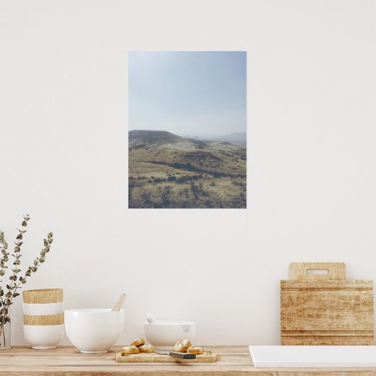  zachte kleur met schilderingen Oregon Poster (Keuken)