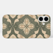 Zachte Kleur Organische iPhone16 Hoesje - Naadloze (Achterkant (horizontaal))