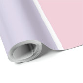 Zachte Kleur Verticaal Streeppatroon Ontwerp Cadeaupapier (Rol Hoek)