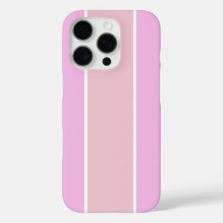 Zachte Kleur Verticaal Streeppatroon Ontwerp iPhone 16 Pro Hoesje