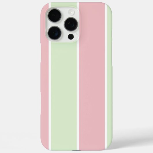 Zachte Kleur Verticaal Streeppatroon Ontwerp Case-Mate iPhone Case (Achterkant)
