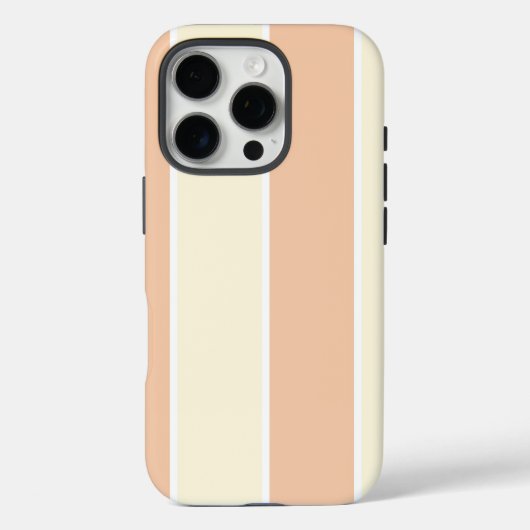 Zachte Kleur Verticaal Streeppatroon Ontwerp Case-Mate iPhone Case (Achterkant)