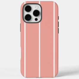 Zachte Kleur Verticaal Streeppatroon Ontwerp iPhone 16 Pro Max Hoesje