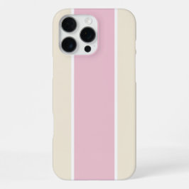 Zachte Kleur Verticaal Streeppatroon Ontwerp iPhone 16 Pro Max Hoesje