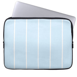 Zachte Kleur Verticaal Streeppatroon Ontwerp Laptop Sleeve