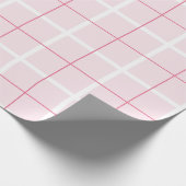 Zachte Kleur Verticale Streep Patroon Point Design Cadeaupapier (Hoek)