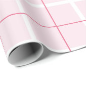 Zachte Kleur Verticale Streep Patroon Point Design Cadeaupapier (Rol Hoek)