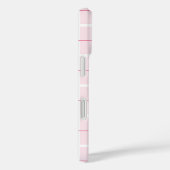 Zachte Kleur Verticale Streep Patroon Punt Design Case-Mate iPhone Case (Achterkant / Rechts)
