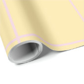 Zachte Kleur Verticale Streeppatroon Ontwerp Cadeaupapier (Rol Hoek)