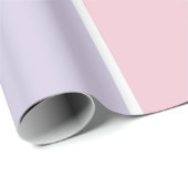 Zachte Kleur Verticale Streeppatroon Ontwerp Cadeaupapier (Rol Hoek)