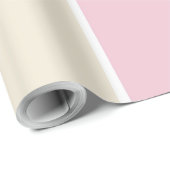 Zachte Kleur Verticale Streeppatroon Ontwerp Cadeaupapier (Rol Hoek)