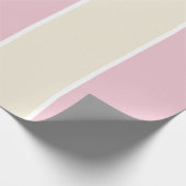 Zachte Kleur Verticale Streeppatroon Ontwerp Cadeaupapier (Hoek)