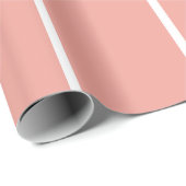 Zachte Kleur Verticale Streeppatroon Ontwerp Cadeaupapier (Rol Hoek)