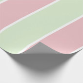 Zachte Kleur Verticale Streeppatroon Ontwerp Cadeaupapier (Hoek)
