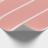 Zachte Kleur Verticale Streeppatroon Ontwerp Cadeaupapier (Hoek)
