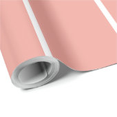 Zachte Kleur Verticale Streeppatroon Ontwerp Cadeaupapier (Rol Hoek)