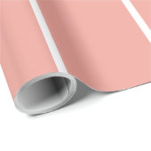 Zachte Kleur Verticale Streeppatroon Ontwerp Cadeaupapier (Rol Hoek)