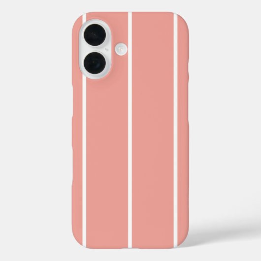 Zachte Kleur Verticale Streeppatroon Ontwerp Case-Mate iPhone Case (Achterkant)