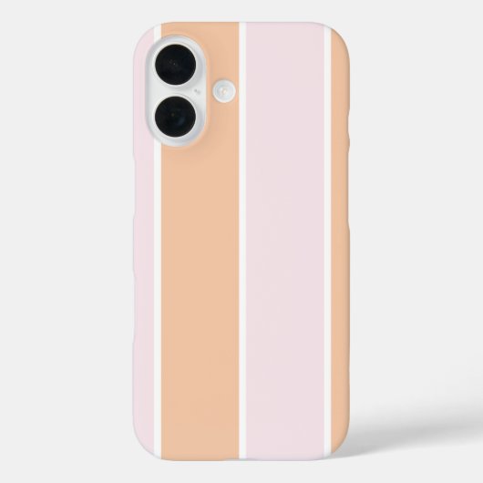 Zachte Kleur Verticale Streeppatroon Ontwerp Case-Mate iPhone Case (Achterkant)