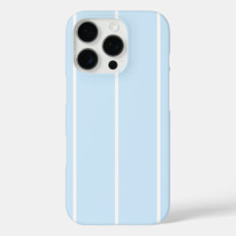 Zachte Kleur Verticale Streeppatroon Ontwerp iPhone 16 Pro Hoesje