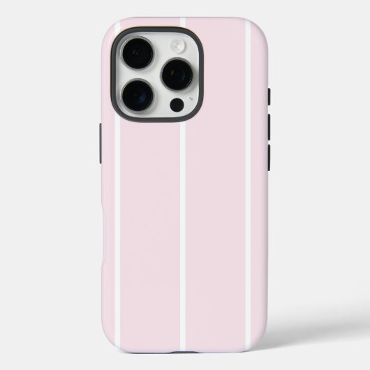 Zachte Kleur Verticale Streeppatroon Ontwerp Case-Mate iPhone Case (Achterkant)