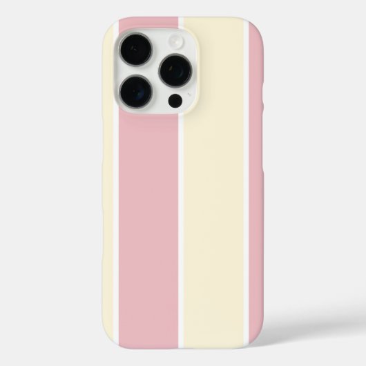 Zachte Kleur Verticale Streeppatroon Ontwerp Case-Mate iPhone Case (Achterkant)