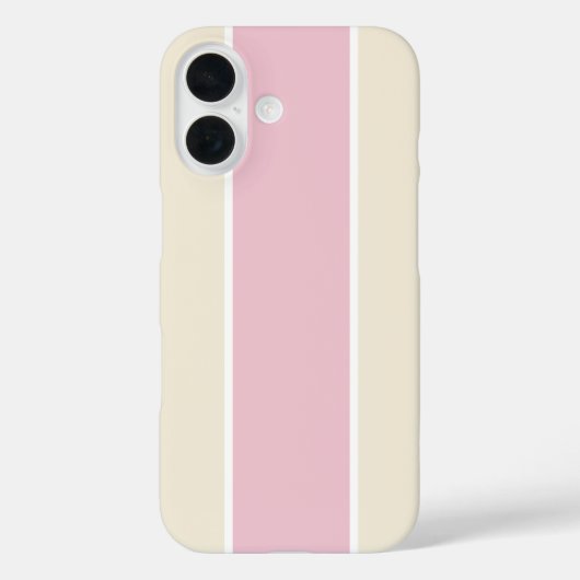Zachte Kleur Verticale Streeppatroon Ontwerp Case-Mate iPhone Case (Achterkant)