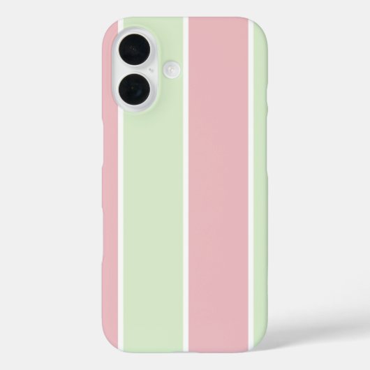 Zachte Kleur Verticale Streeppatroon Ontwerp Case-Mate iPhone Case (Achterkant)