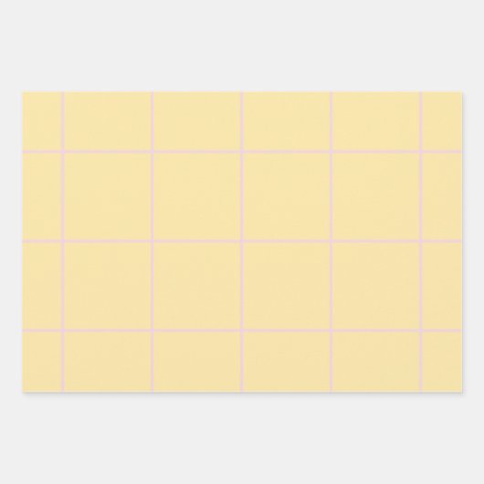 Zachte Kleur Verticale Streeppatroon Ontwerp Inpakpapier Vel (Voorkant)