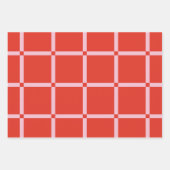 Zachte Kleur Verticale Streeppatroon Ontwerp Inpakpapier Vel (Voorkant 2)