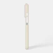 Zachte Kleur Verticale Streeppatroon Ontwerp iPhone Hoesje (Linkerkant)