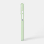 Zachte Kleur Verticale Streeppatroon Ontwerp iPhone Hoesje (Linkerkant)