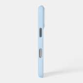 Zachte Kleur Verticale Streeppatroon Ontwerp iPhone Hoesje (Rechterkant)