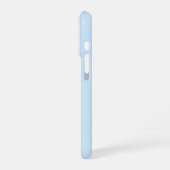 Zachte Kleur Verticale Streeppatroon Ontwerp iPhone Hoesje (Linkerkant)
