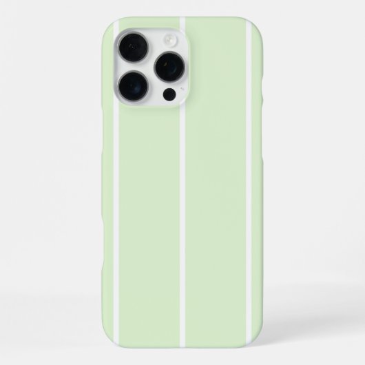 Zachte Kleur Verticale Streeppatroon Ontwerp iPhone Hoesje (Achterkant)