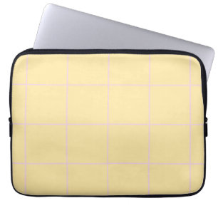 Zachte Kleur Verticale Streeppatroon Ontwerp Laptop Sleeve