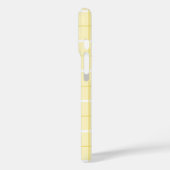 Zachte Kleur Verticale Streeppatroon Point Design Case-Mate iPhone Case (Achterkant / Links)
