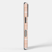 Zachte Kleur Verticale Streeppatroon Point Design Case-Mate iPhone Case (Achterkant / Rechts)