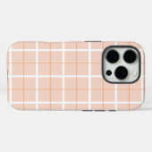 Zachte Kleur Verticale Streeppatroon Point Design Case-Mate iPhone Case (Achterkant (horizontaal))