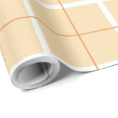 Zachte Kleur Verticale Streeppatroon Puntontwerp Cadeaupapier (Rol Hoek)