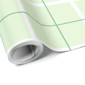 Zachte Kleur Verticale Streeppatroon Puntontwerp Cadeaupapier (Rol Hoek)