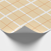 Zachte Kleur Verticale Streeppatroon Puntontwerp Cadeaupapier (Hoek)