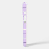 Zachte Kleur Verticale Streeppatroon Puntontwerp Case-Mate iPhone Case (Achterkant / Links)