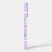 Zachte Kleur Verticale Streeppatroon Puntontwerp Case-Mate iPhone Case (Achterkant / Rechts)